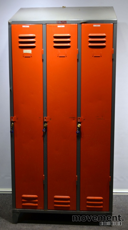 Brukte garderobeskap i stål Brukte garderobeskap i stål