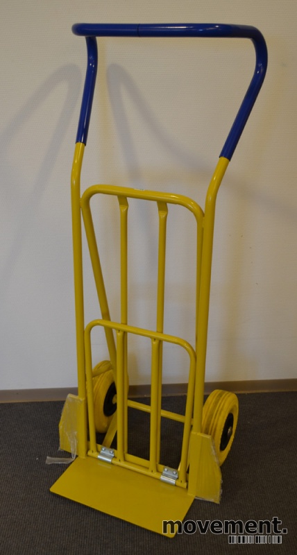 Solgt!Sekketralle i gult og blått med - 2 / 2