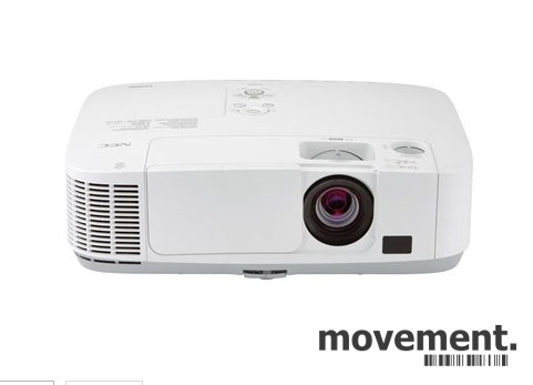 Solgt!NEC P451W HDMI-prosjektor, 499timer - 1 / 8