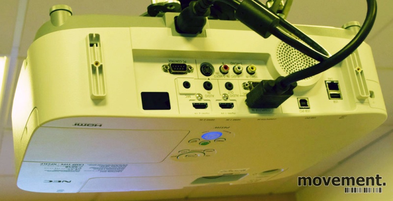 Solgt!NEC P451W HDMI-prosjektor, 499timer - 8 / 8