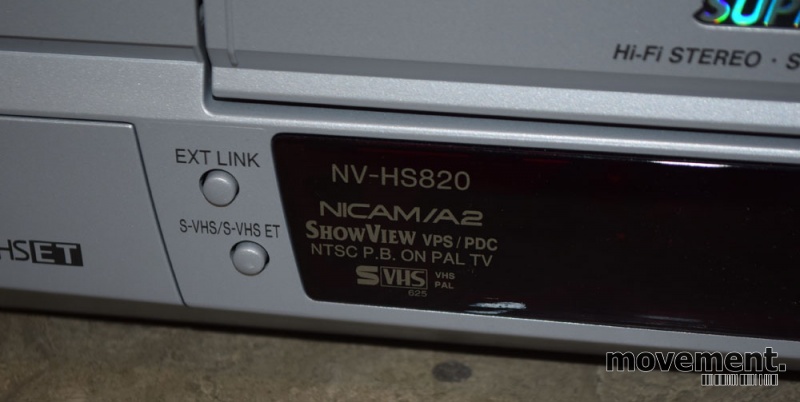 Solgt!Panasonic VHS-spiller Stereo, - 2 / 4