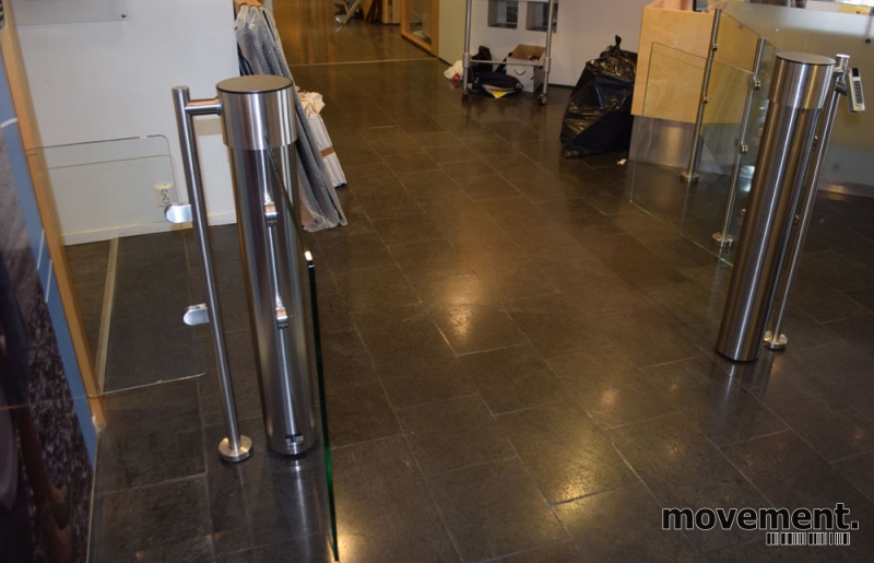 Solgt!Adgangskontroll / sluse i rustfritt - 7 / 10