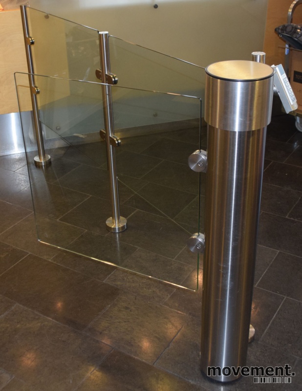 Solgt!Adgangskontroll / sluse i rustfritt - 6 / 10