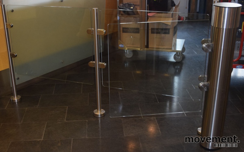 Solgt!Adgangskontroll / sluse i rustfritt - 1 / 10