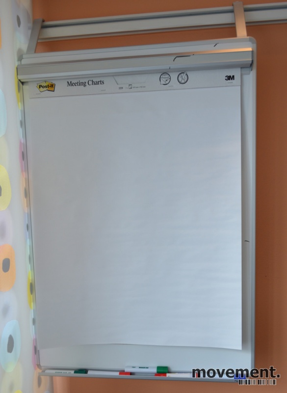 Solgt!Flipover for systemvegg, med feste