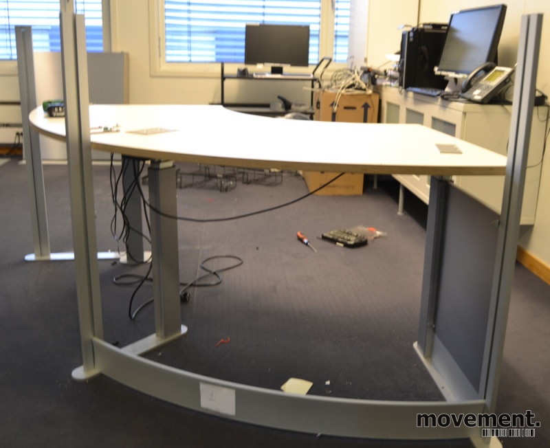 Solgt!Resepsjon 360x182cm i stål/hvitt, - 16 / 19