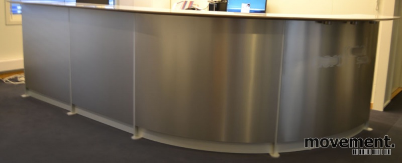 Solgt!Resepsjon 360x182cm i stål/hvitt, - 9 / 19