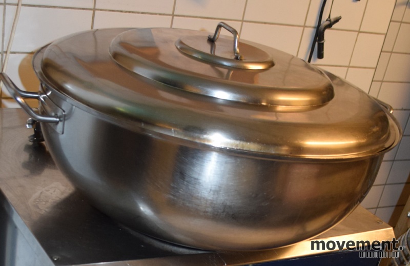 Solgt!Store stålkjeler med lokk, Ø=54cm, - 1 / 4