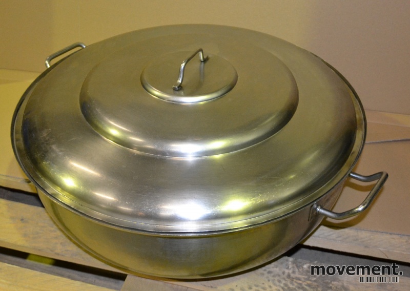 Solgt!Store stålkjeler med lokk, Ø=54cm, - 2 / 4
