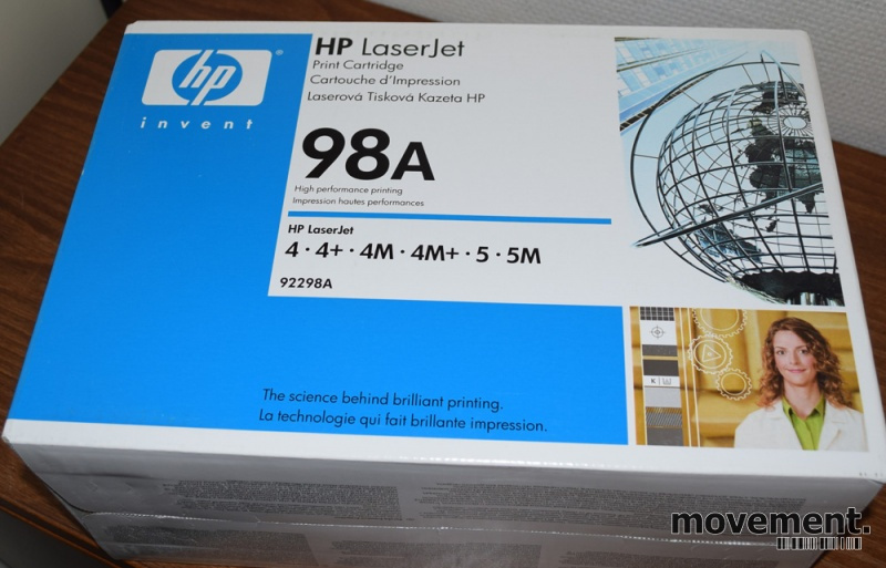 Solgt!HP Original toner 92298A (98A) Sort
