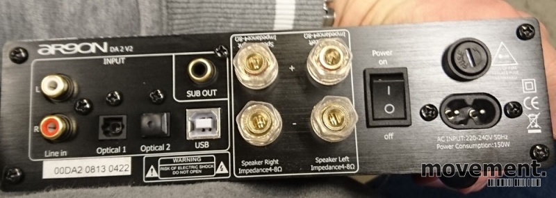 Solgt!Digitalforsterker: Argon DA2, - 4 / 4
