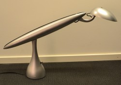 Luxo Heron skrivebordslampe i grått, Design: Isao Hosoe, pent brukt