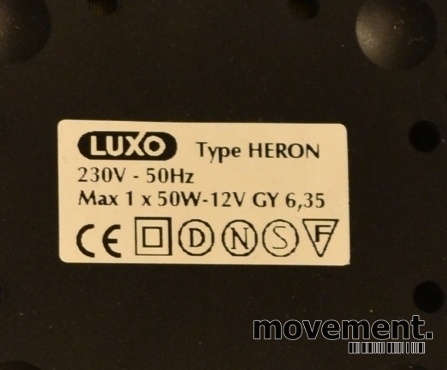 Solgt!Luxo Heron skrivebordslampe i blå, - 4 / 4