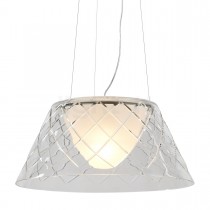Flos Romeo Louis II S2 taklampe / pendelampe i krystall, design: Philippe Starck, pent brukt