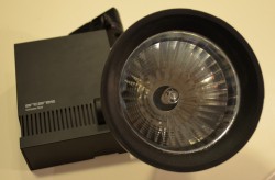 Antares / Flos Compass spot, 70w G8.5, for skinnesystem, sort, pent brukt