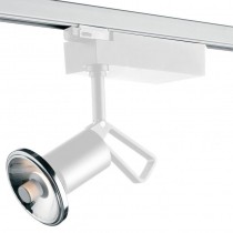 Butikkbelysning: Skinnespot FLOS Magnum spot i hvitt med LED-pære for skinnesystem, pent brukt