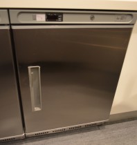 Tecfrigo PL201NTX fryseskap / fryser, 60cm b, underbenk 85,5cm h,  i rustfritt stål, pent brukt