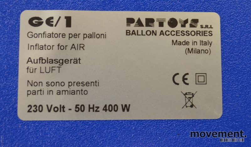 Solgt!Elektrisk Ballongpumpe / - 2 / 2