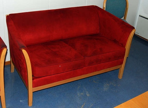 Solgt!Pene sittegrupper for kontor i rød - 4 / 4