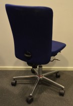 Savo Apollo konferansestol / kontorstol i blått stoff, pent brukt