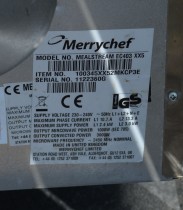 Primulator Merrychef Mealstream mikrobølgeovn / ovn for Fast-food, 400V, pent brukt