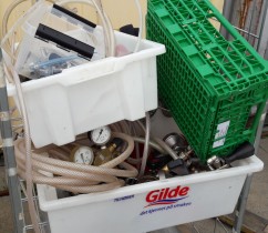 Mobil bar på hjul med tappetårn og Concord Mini kjøleanlegg, brukt