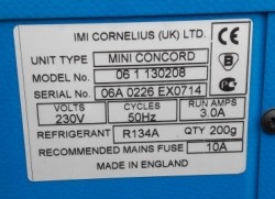 Mobil bar på hjul med tappetårn og Concord Mini kjøleanlegg, brukt