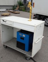 Mobil bar på hjul med tappetårn og Concord Mini kjøleanlegg, brukt