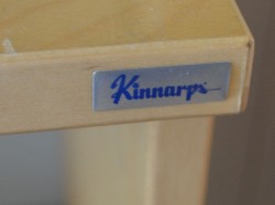 Kinnarps E-serie ringpermreol i bjerk, 4 høyder, bredde 80cm, høyde 164cm, pent brukt