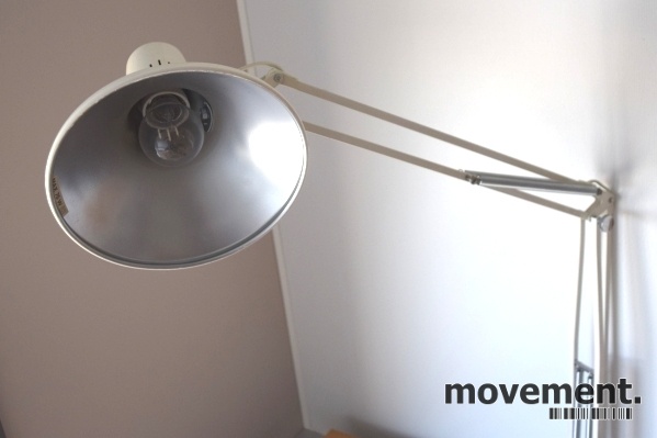 Solgt!Vintage Luxo-lampe i lys grå, L-1P, - 2 / 2