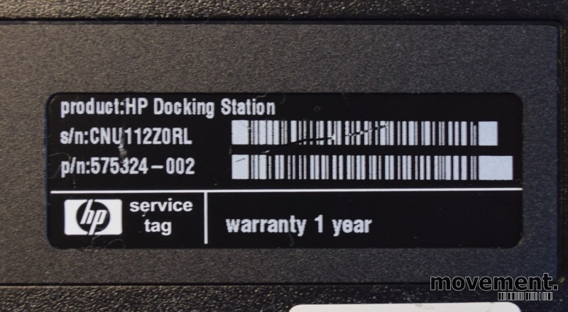 Solgt!HP Docking til bærbar PC, - 5 / 5