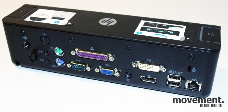 Solgt!HP Docking til bærbar PC, - 2 / 5