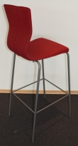 Solgt!EFG Graf barstoler i rødt / - 3 / 3
