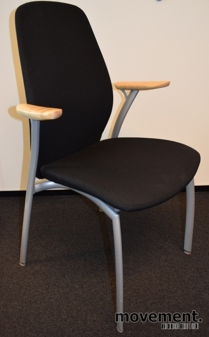 Kinnarps møtestol konferansestol isort bjerk grå, mod 1 stk Kinnarps Plus 375 stol konferansestol BRUKTE