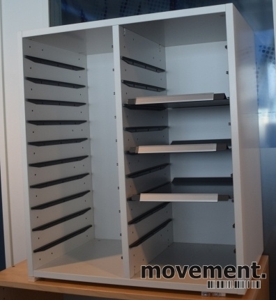 Solgt!Posthylle i hvitt med 19 hyller og - 3 / 5