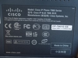 Cisco IP-telefon Unified IP-phone CP7961G-GE, pent brukt