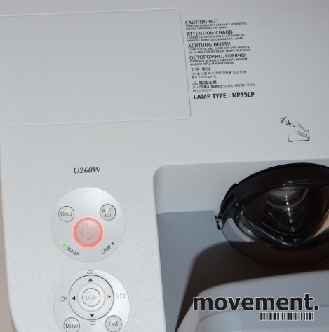 Solgt!NEC U260W prosjektor med - 3 / 6