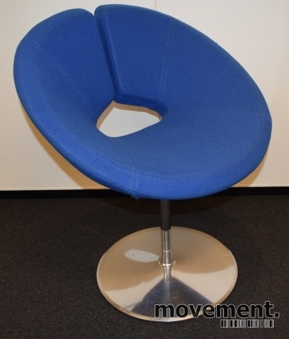 Solgt!Loungestol i blått / krom fra - 1 / 2