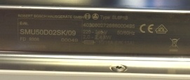 Solgt!Bosch SMU50D02SK oppvaskmaskin, - 4 / 4