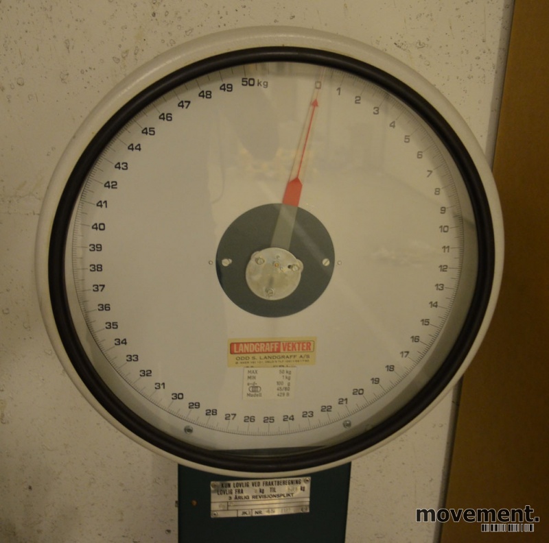 Solgt!Retro / vintage vekt / pakkevekt - 2 / 4