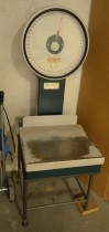 Retro / vintage vekt / pakkevekt fra Landgraff vekter, 1-50kg, pent brukt