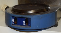 Metos proff kaffetrakter for storhusholdning, modell M200 i blått/rustfritt, fast vanntilkopling, varmeplate, pent brukt