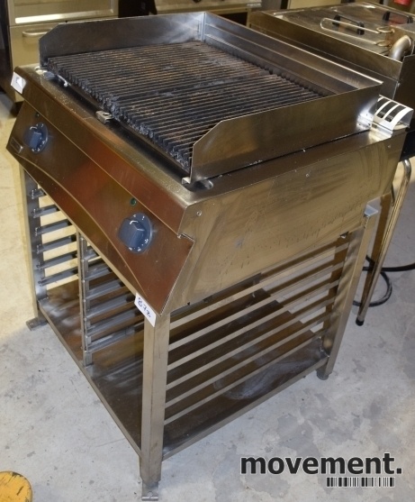 Solgt!Stor Zanussi grill på stativ, 80cm - 4 / 5