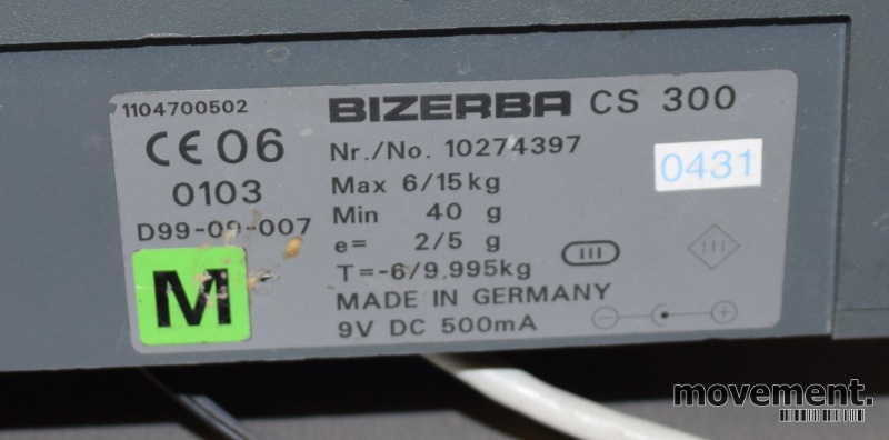 Solgt!Butikkvekt / digitalvekt fra - 4 / 6