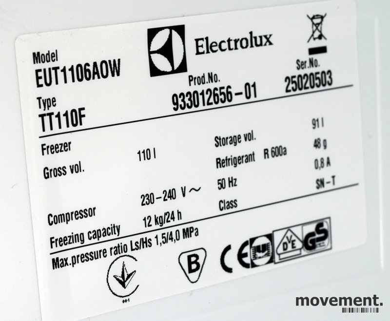 Solgt!Liten underbenk fryser / fryseskap - 4 / 4
