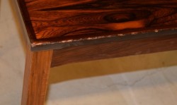 Retro 60-tallsbord i palisander fra Bruksbo Tegnekontor, 72x45x50,5cm, pent brukt