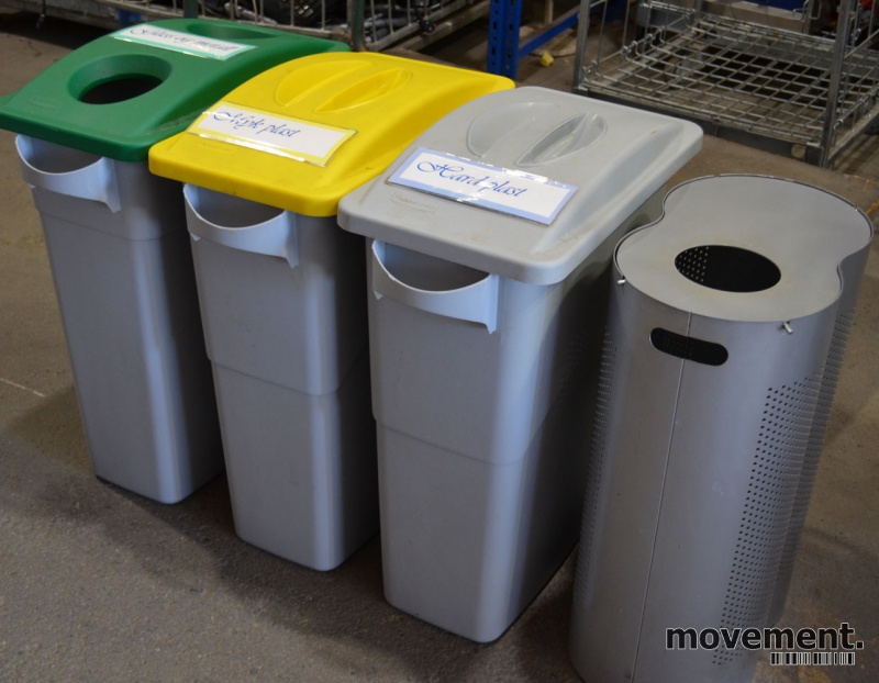 Solgt!Oppsett med 4 bøtter for - 2 / 4