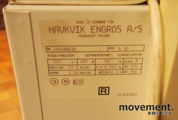 Solgt!Frigor B30 kompakt fryseboks, 98cm - 2 / 2