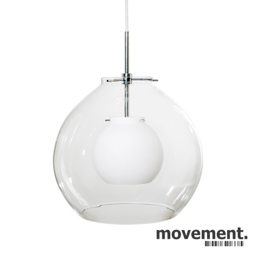 Solgt!Taklampe / pendellampe i klart - 1 / 2