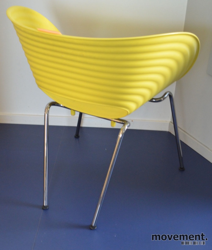 Solgt!Lekker skallstol i sitrongul, Vitra - 2 / 3